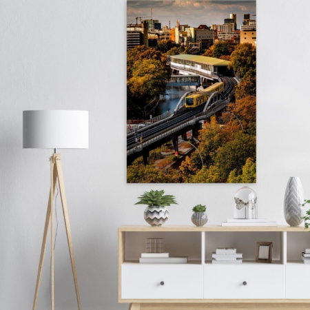 Mit der BVG durch den Herbst - Fine Art Poster