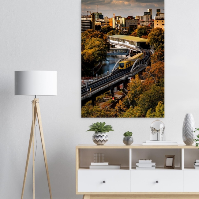 Mit der BVG durch den Herbst - Fine Art Poster